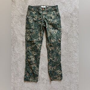 Anthropologie Hei Hei slim floral pants 27